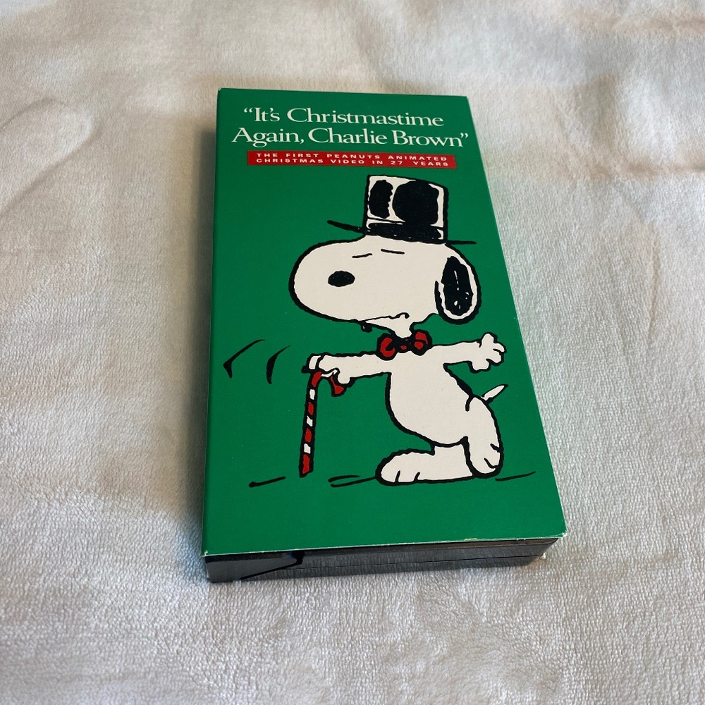 It's Christmastime Again Charlie Brown VHS Snoopy Peanuts 1992 Video